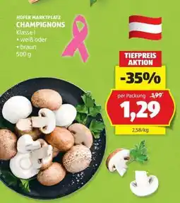 Hofer CHAMPIGNONS Angebot