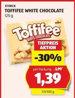 Hofer TOFFIFEE WHITE CHOCOLATE Angebot