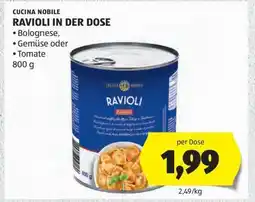 Hofer RAVIOLI IN DER DOSE Angebot