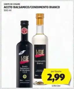 Hofer ACETO BALSAMICO/CONDIMENTO BIANCO Angebot