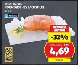 Hofer GOLDEN SEAFOOD NORWEGISCHES LACHSFILET Angebot