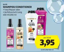 Hofer GLISS SHAMPOO/CONDITIONER Angebot