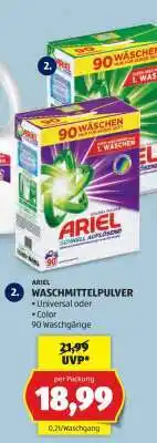 Hofer ARIEL WASCHMITTELPULVER Angebot