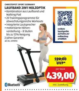 Hofer LAUFBAND 2IN1 HOLZOPTIK Angebot