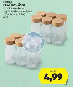 Hofer GEWÜRZGLÄSER Angebot