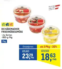Metro Die käsemacher frischkäsegemüse Angebot