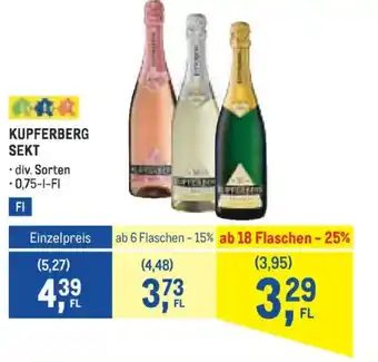 Metro Kupferberg sekt Angebot