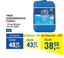 Metro Finish geschirrreiniger flüssig Angebot