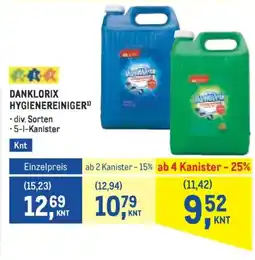 Metro Danklorix hygienereiniger Angebot
