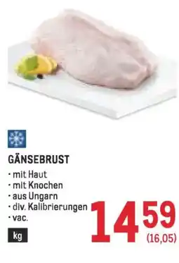 Metro Gänsebrust Angebot