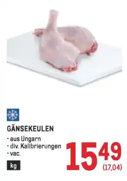 Metro Gänsekeulen Angebot