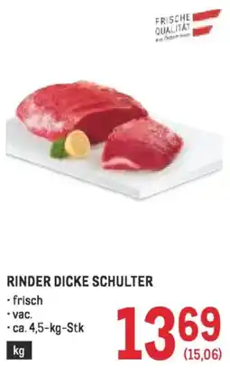Metro Rinder dicke schulter Angebot