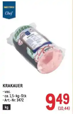 Metro Krakauer Angebot