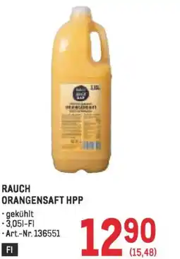 Metro Rauch orangensaft hpp Angebot