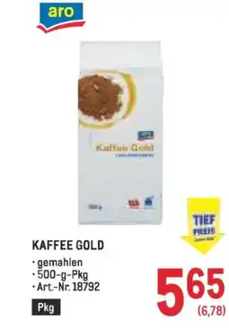 Metro Kaffee gold Angebot