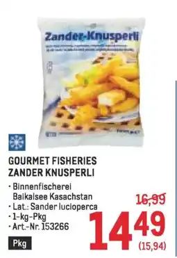 Metro Gourmet fisheries zander knusperli Angebot