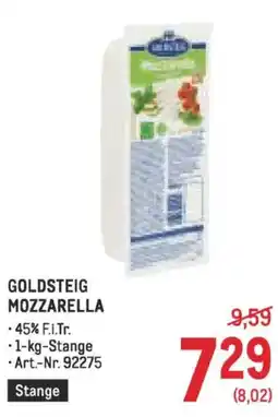 Metro Goldsteig mozzarella Angebot