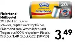 Hellweg Fixierband- Müllbeutel Angebot