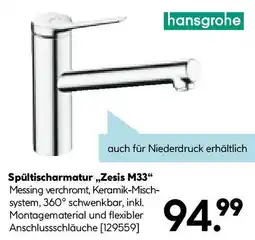 Hellweg Spültischarmatur Zesis M33 Angebot