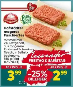 Billa Hofstädter mageres Faschiertes Angebot