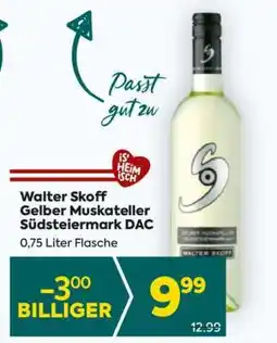 Billa Walter Skoff Gelber Muskateller Südsteiermark DAC Angebot