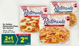Billa Dr. Oetker Ristorante Pizza div. Sorten Angebot