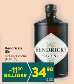 Billa Hendrick‘s Gin Angebot