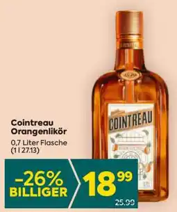 Billa Cointreau Orangenlikoer Angebot