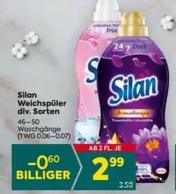 Billa Silan Weichspüler div. Sorten Angebot