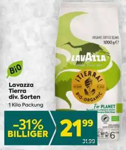 Billa Lavazza Tierra div. Sorten Angebot