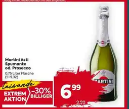 Billa Martini Asti Spumante od. Prosecco Angebot