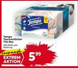 Billa Tempo Taschentücher Trio Box Angebot