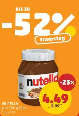 PENNY Nutella Angebot