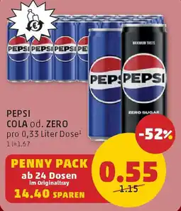 PENNY Pepsi cola Angebot