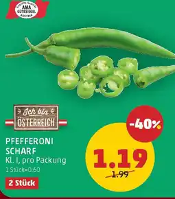 PENNY Pfefferoni scharf Angebot