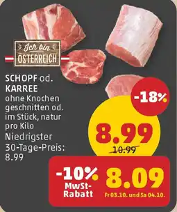 PENNY Schopf od. karree Angebot