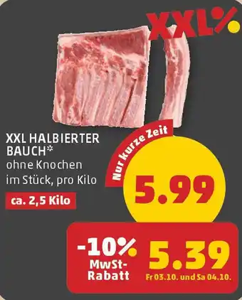 PENNY Xxl halbierter bauch Angebot