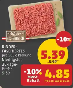 PENNY Rinderfaschiertes Angebot