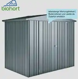 Hellweg Biohort Metall-Gerätehaus Europa Angebot