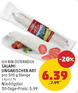 PENNY Salami ungarischer art Angebot