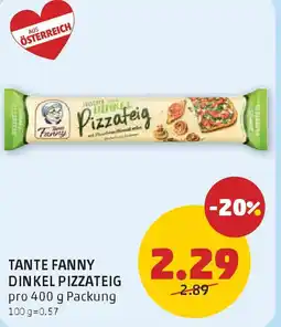 PENNY Tante fanny dinkel pizzateig Angebot