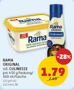 PENNY Rama Original od. CULINESSE Angebot
