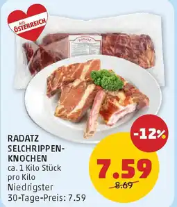PENNY Radatz selchrippen- knochen Angebot