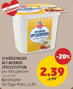 PENNY Schärdinger alt-wiener speisetopfen Angebot