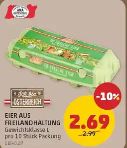 PENNY Eier aus freiland haltung Angebot