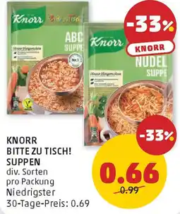 PENNY Knorr bitte zu tisch suppen Angebot