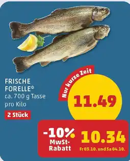 PENNY Frische forelle Angebot