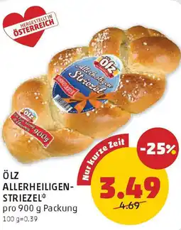 PENNY Ölz allerheiligen- striezel Angebot