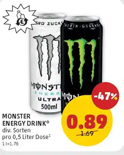 PENNY Monster energy drink Angebot