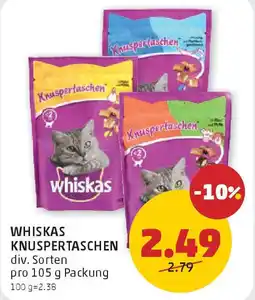 PENNY Whiskas knuspertaschen Angebot